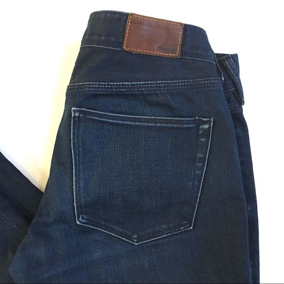 Madewell Rail Straight Dark Wash Jeans Size 27 - Picture 3 of 8